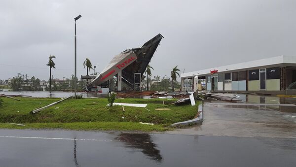 Consecuencias del huracán en Fiyi - Sputnik Mundo