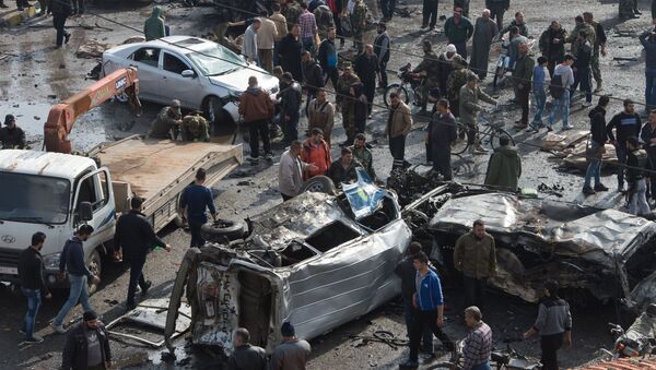 Consecuencias del atentado en Homs - Sputnik Mundo
