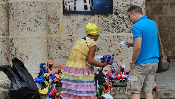 Un turista en La Habana - Sputnik Mundo