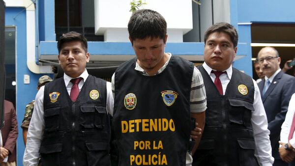 Detención de un sospechoso de tráfico de drogas en Perú - Sputnik Mundo