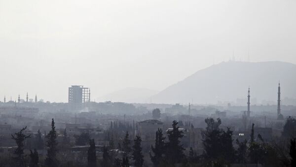 Una vista en la ciudad de Douma en los suburbios de Damasco - Sputnik Mundo