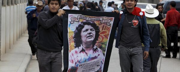 Funeral de la activista hondureña Berta Cáceres (archivo) Funeral de la activista hondureña Berta Cáceres (archivo) - Sputnik Mundo