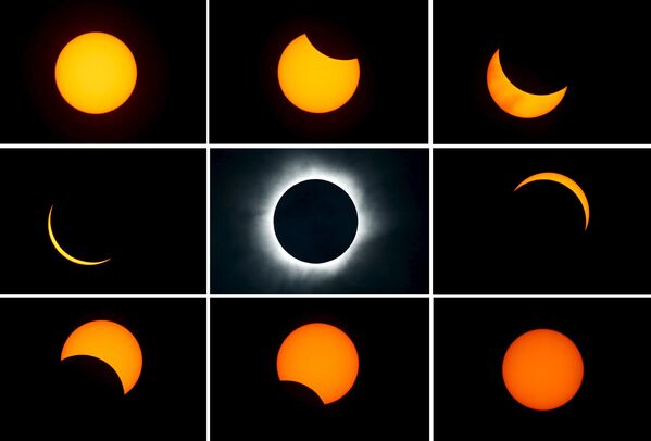 Así fue el primer eclipse solar total de 2016 - Sputnik Mundo