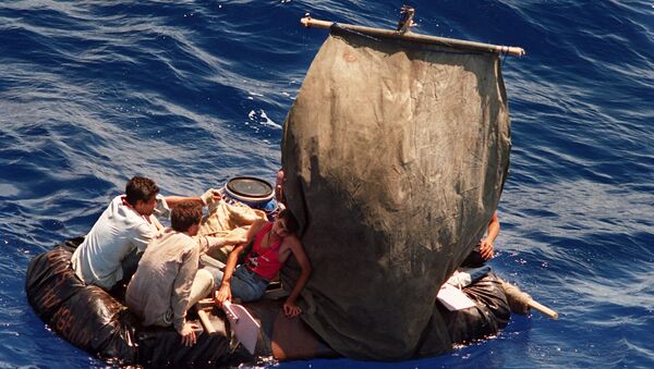 Migrantes cubanos (Archivo) - Sputnik Mundo