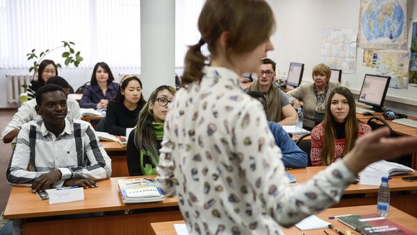 Estudiantes extranjeros en Rusia - Sputnik Mundo