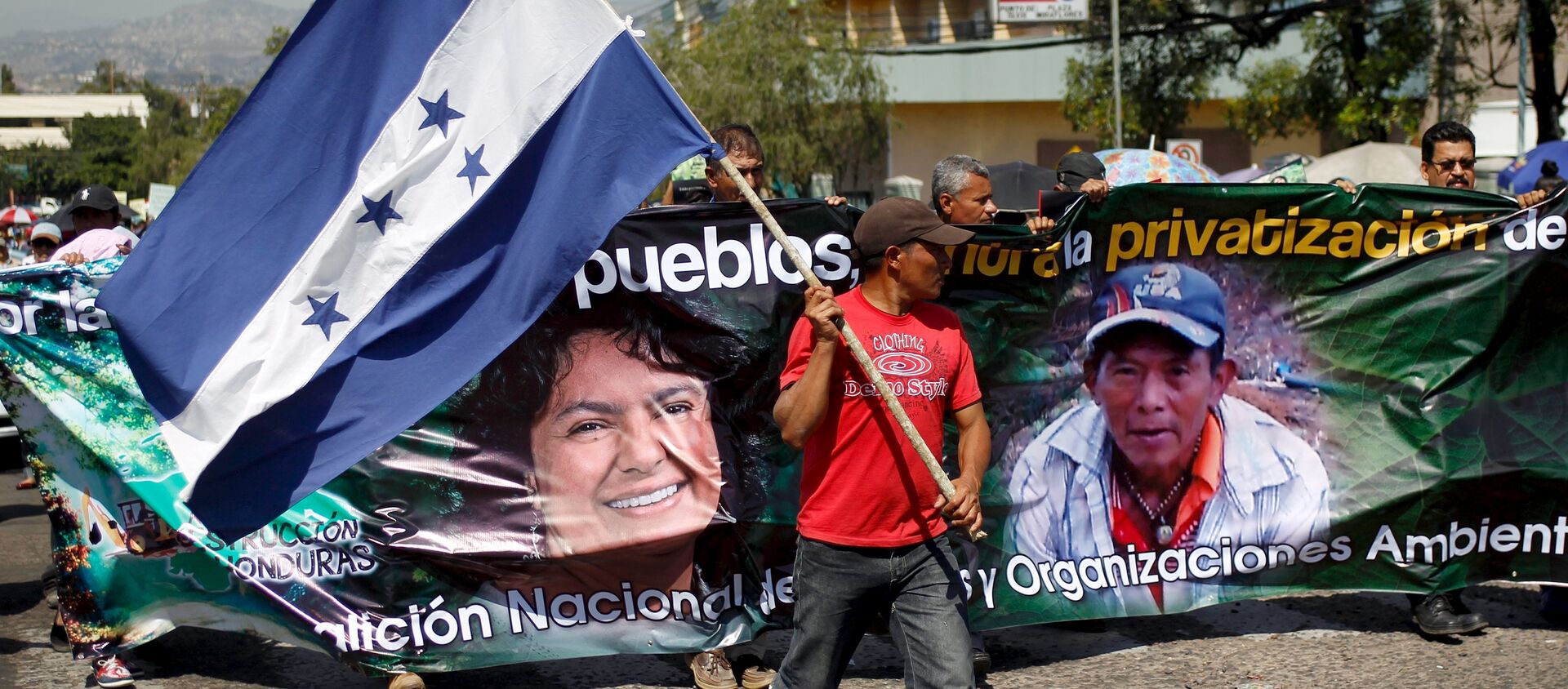 Protesta en Honduras reclamando justicia para Berta Cáceres - Sputnik Mundo, 1920, 03.12.2019