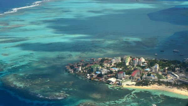 Aereal view of San Andres Island, Colombia on September 5, 2013.  - Sputnik Mundo