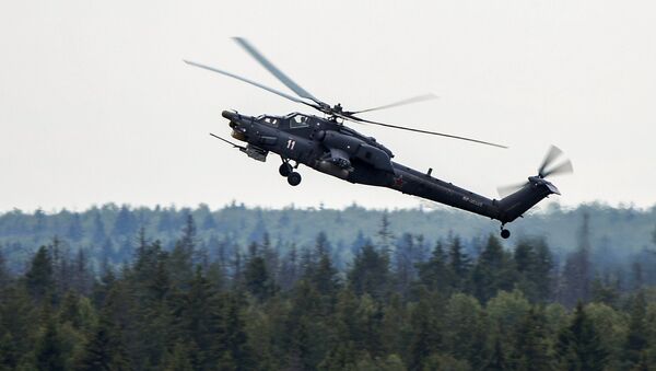 Helicóptero ruso de combate Cazador Nocturno - Sputnik Mundo
