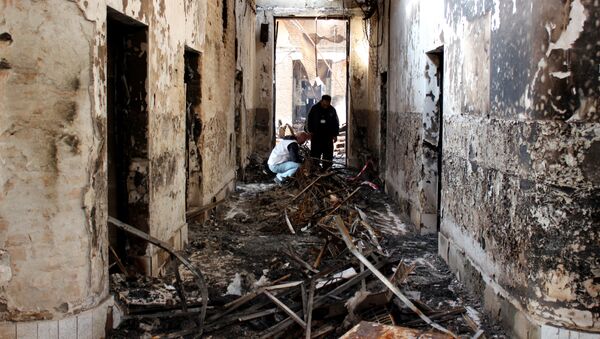 Edificio destruido del hospital de Médicos Sin Fronteras (MSF) en Kunduz - Sputnik Mundo