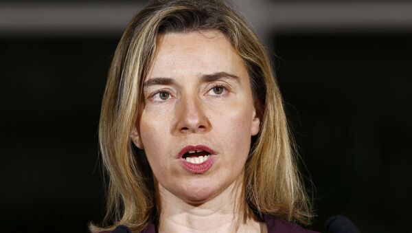 Federica Mogherini, jefa de la diplomacia europea - Sputnik Mundo