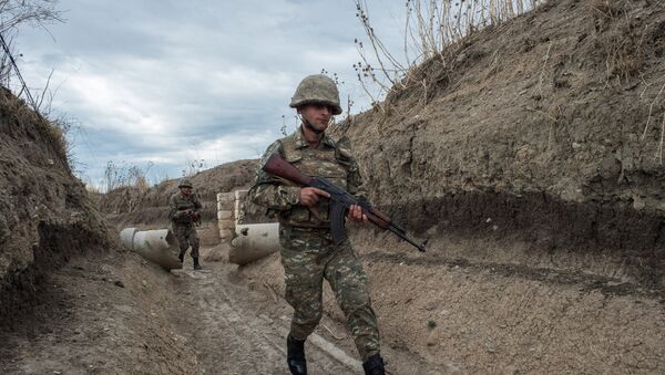 Militares de Nagorno Karabaj (archivo) - Sputnik Mundo
