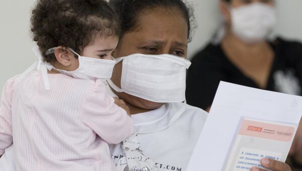 Epidemia de gripe H1N1 en Brasil (archivo) - Sputnik Mundo