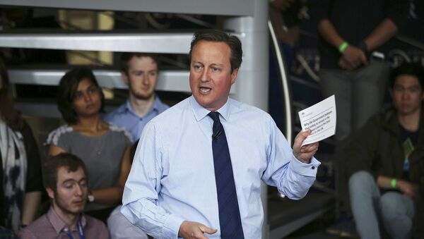 David Cameron, primer ministro británico - Sputnik Mundo