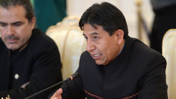 David Choquehuanca, exministro de Exteriores de Bolivia - Sputnik Mundo