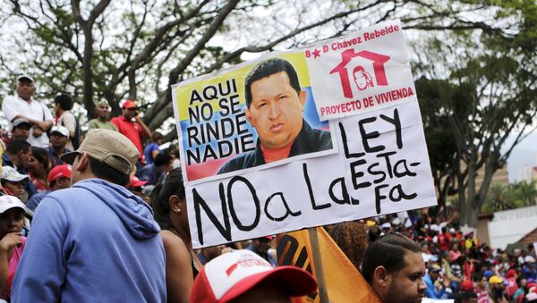 Marcha contra ley de vivienda, Venezuela - Sputnik Mundo