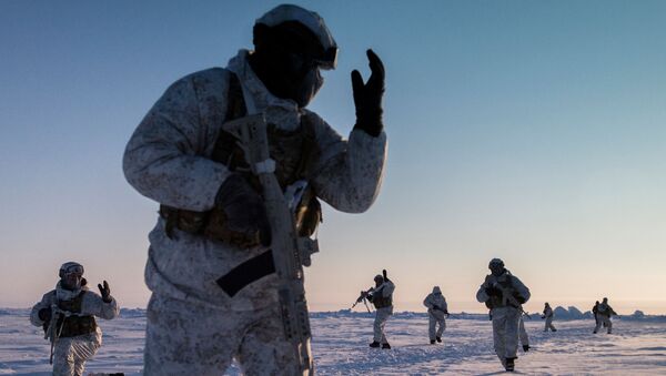 Fuerzas especiales chechenas en Ártico - Sputnik Mundo