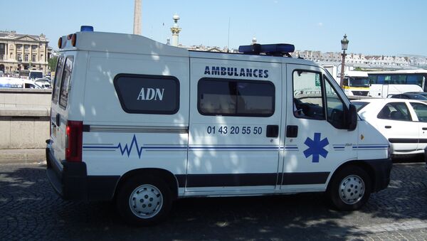 Vehículo de ambulancia en Francia (archivo) - Sputnik Mundo