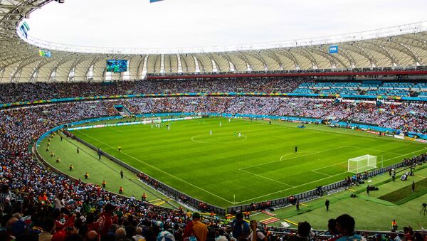 Argentina x Nigeria. Copa Mundial de Fútbol de 2014. - Sputnik Mundo