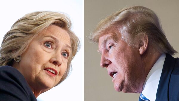 Hillary Clinton y Donald Trump, candidatos a la presidencia de EEUU - Sputnik Mundo