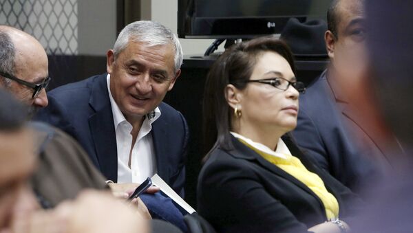 Otto Pérez Molina, expresidente de Guatemala, y Roxana Baldetti, exvicepresidenta de Guatemala - Sputnik Mundo