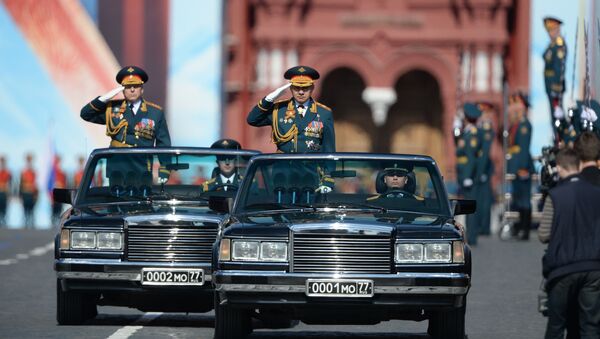 Ensayo general del Desfile de la Victoria en la Plaza Roja de Moscú - Sputnik Mundo