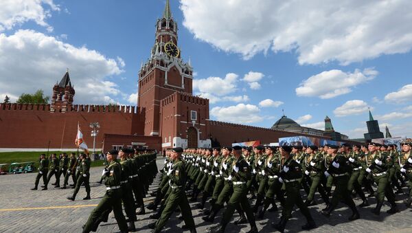 Ensayo del desfile del Día de la Victoria en Moscú - Sputnik Mundo