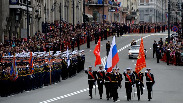 Парад Победы в городах России - Sputnik Mundo