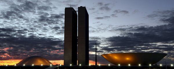 La sede del Congreso Nacional en Brasilia La sede del Congreso Nacional en Brasilia - Sputnik Mundo