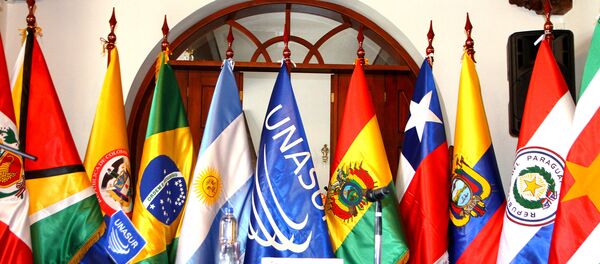 Banderas de UNASUR Banderas de UNASUR - Sputnik Mundo