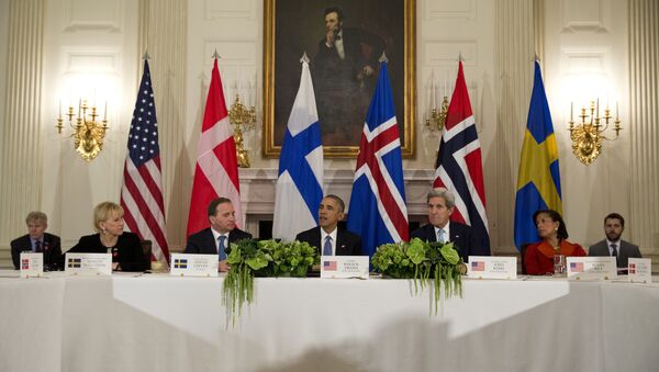 Cumbre de EEUU y los países nórdicos en Washington - Sputnik Mundo