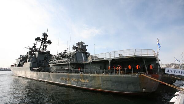 Buque antisubmarino Admiral Vinográdov - Sputnik Mundo
