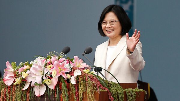 Nueva presidenta de Taiwán, Tsai Ing-wen, durante la ceremonia de inauguración - Sputnik Mundo