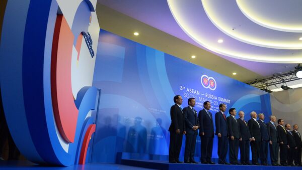 Los jefes de las delegaciones de la cumbre Rusia-ASEAN - Sputnik Mundo