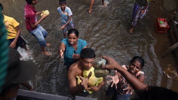 Las inundaciones en Sri Lanka - Sputnik Mundo