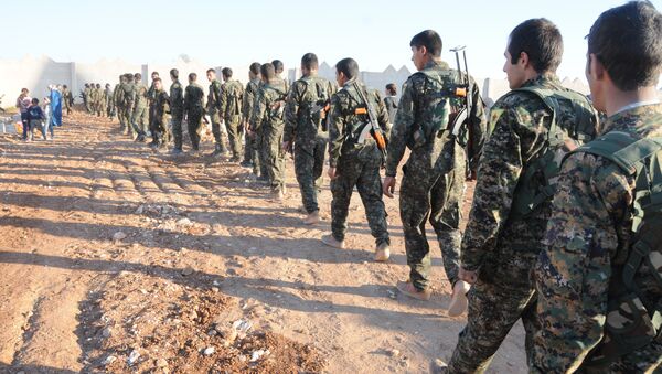 Los soldados del Ejército sirio en las afueras de al Raqa (Archivo) - Sputnik Mundo