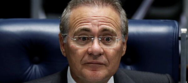 Renan Calheiros, el presidente do Senado de Brasil Renan Calheiros, el presidente do Senado de Brasil - Sputnik Mundo