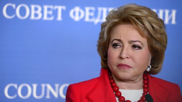 La presidenta del Consejo de la Federación (Senado ruso), Valentina Matvienko - Sputnik Mundo