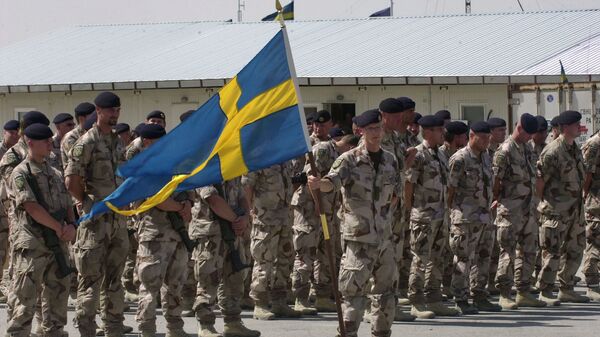 Militares suecos, foto de archivo - Sputnik Mundo
