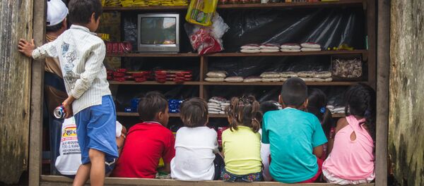 Niños colombianos Niños colombianos - Sputnik Mundo