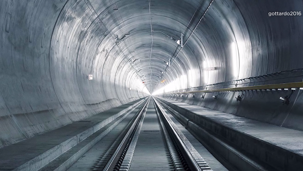El túnel ferroviario de San Gotardo - Sputnik Mundo