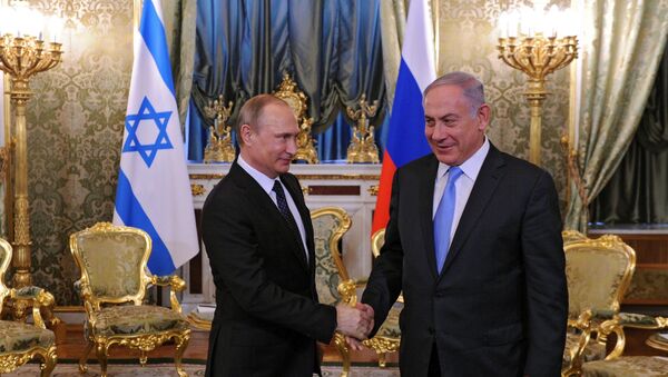 Vladímir Putin, presidente de Rusia, y Benjamín Netanyahu, primer ministro israelí (archivo) - Sputnik Mundo