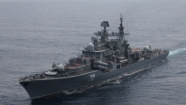 Совместные учения ВМС КНР и Тихоокеанского флота РФ - Sputnik Mundo