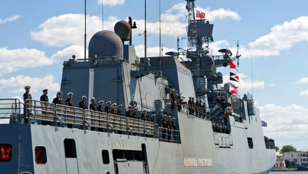 La novedosa fragata rusa Almirante Grigoróvich - Sputnik Mundo