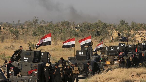 Militares iraquíes en Faluya - Sputnik Mundo