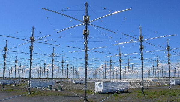 La instalación HHARP en Alaska, EEUU (Archivo) - Sputnik Mundo