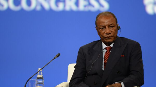 Alpha Condé, el presidente de la República de Guinea - Sputnik Mundo