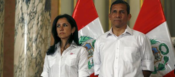 Exrimera dama de Perú Nadine Heredia y expresidente de Perú Ollanta Humala Exrimera dama de Perú Nadine Heredia y expresidente de Perú Ollanta Humala - Sputnik Mundo