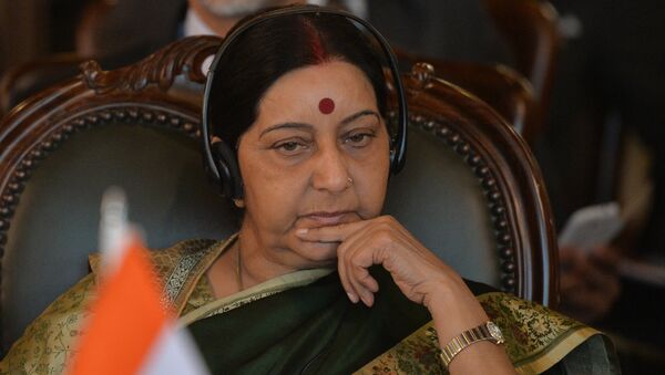 Sushma Swaraj, la canciller de la India (archivo) - Sputnik Mundo