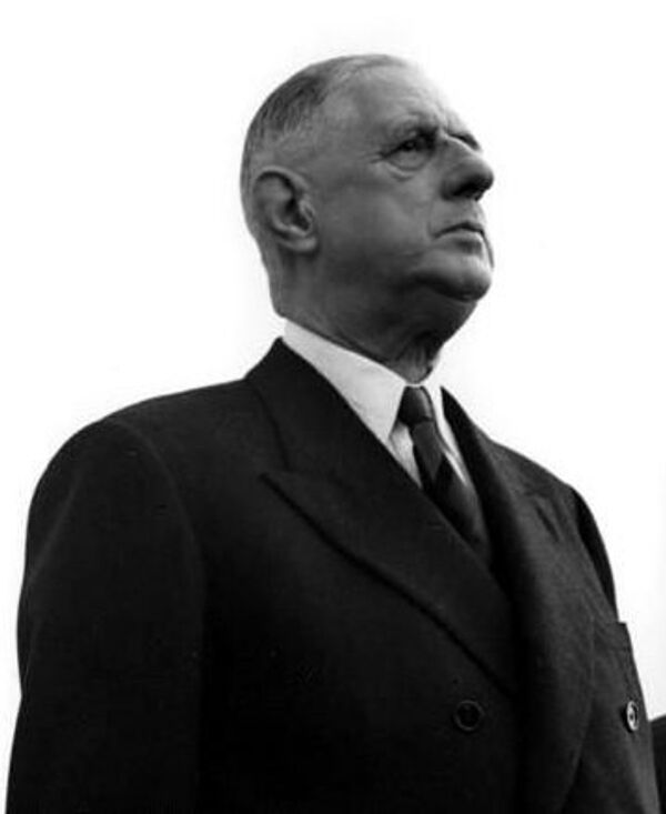Charles de Gaulle, presidente de la República Francesa Charles de Gaulle, presidente de la República Francesa - Sputnik Mundo