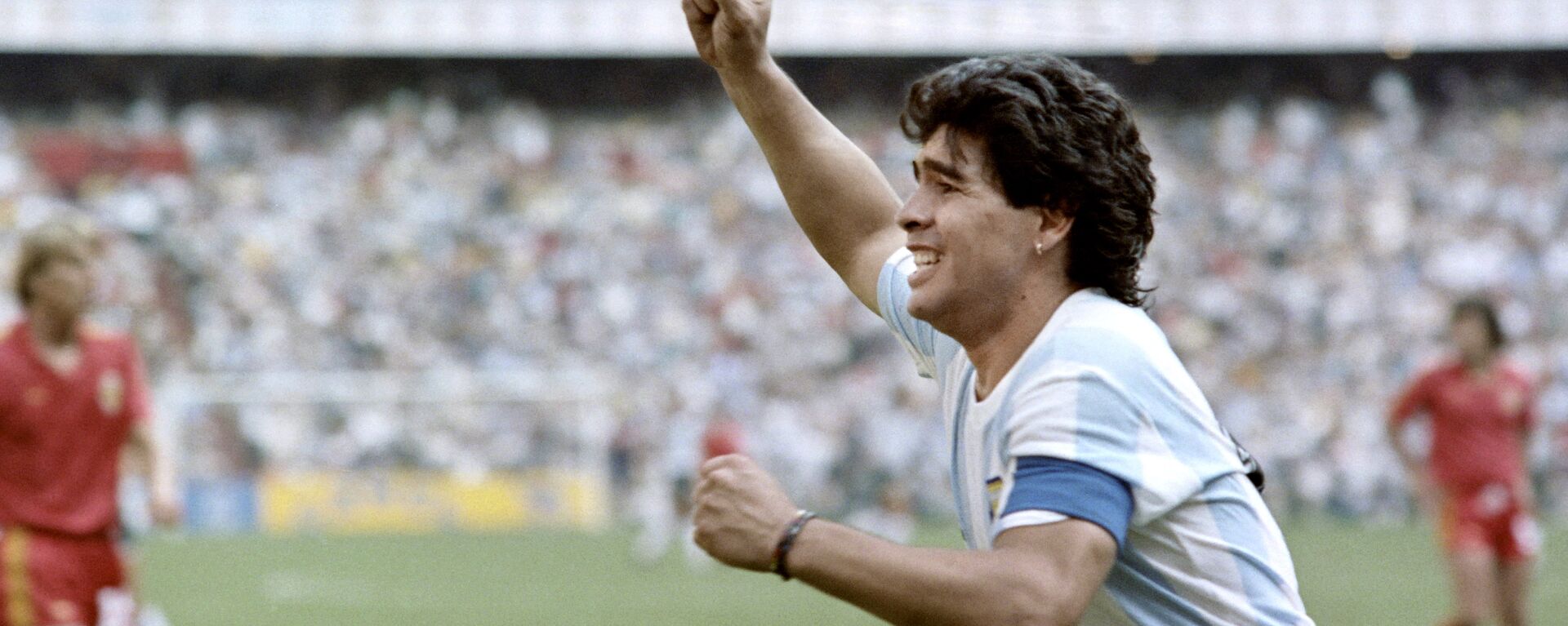 Futbolista Diego Maradona durante la Copa Mundial 1986 - Sputnik Mundo, 1920, 16.09.2021